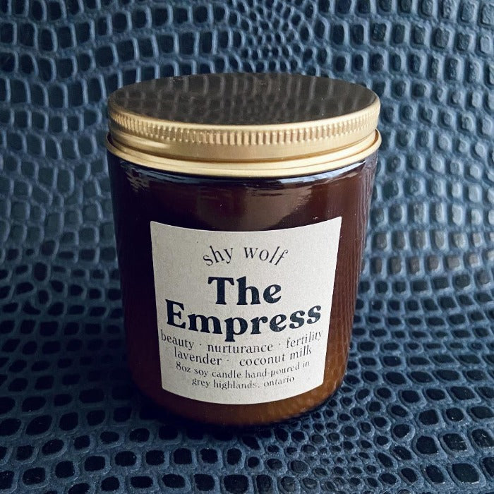Tarot Inspired Candle by Shy Wolf The Empress