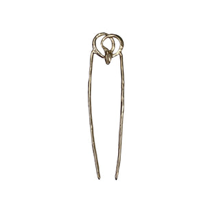 Serpentine Cast Snake Hair Pin