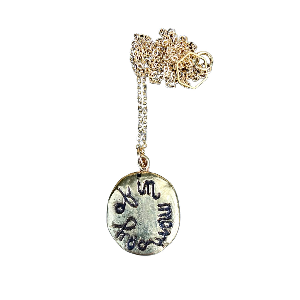 Serpentine in memory of charm necklace