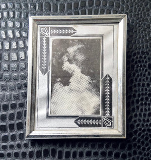 Vintage Art Deco Picture Frame with Witchy Celestial Art Print   