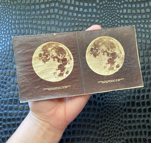 Antique moon stereoscope art print