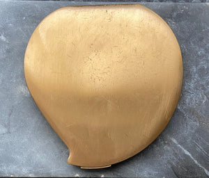 Vintage Mid Century Cherub Love Themed Heart Shaped Compact Mirror
