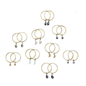 Hoop earrings a la carte