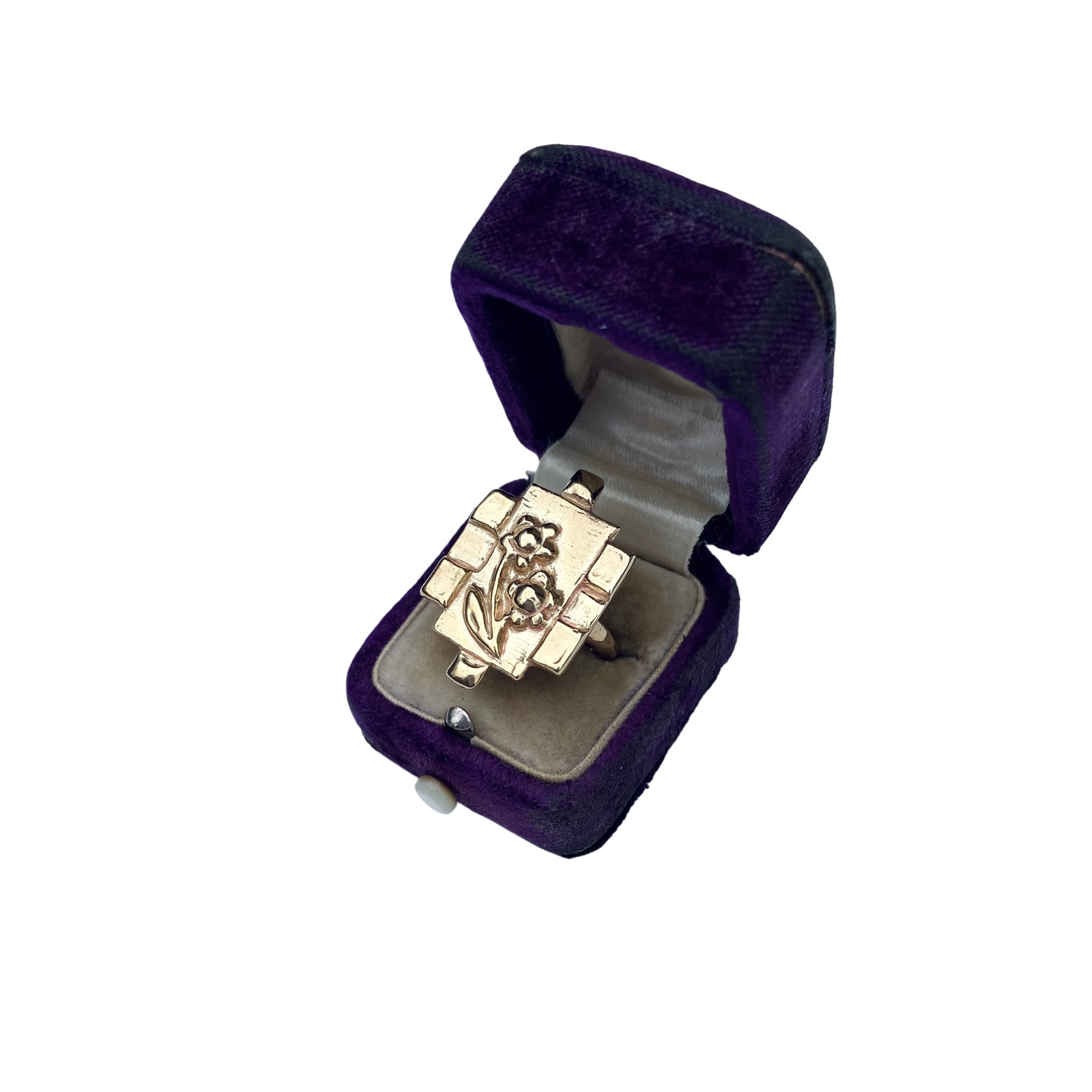 Serpentine Cast Forget Me Not Ring