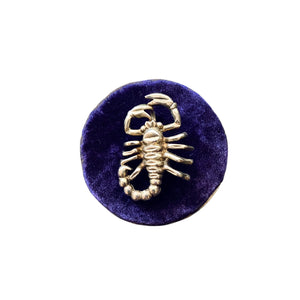 Vintage scorpion brooch