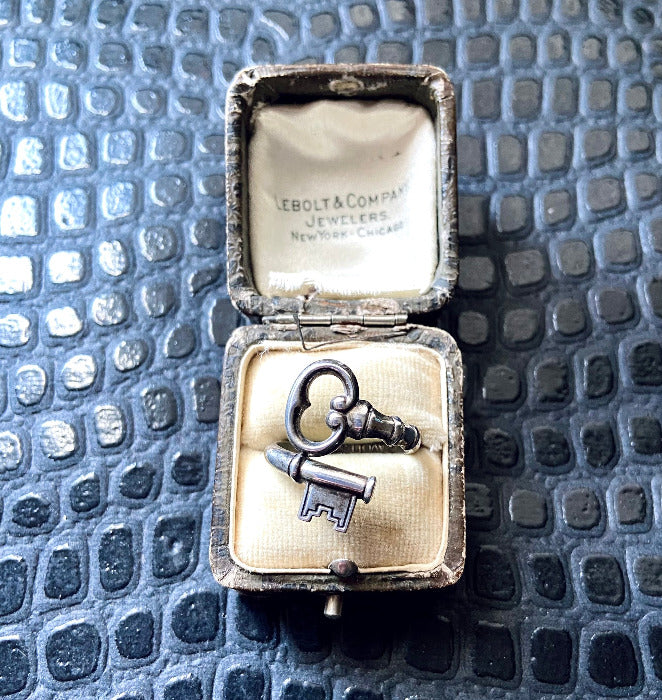 Vintage Sterling Silver Key Ring