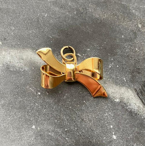 vintage bow charm