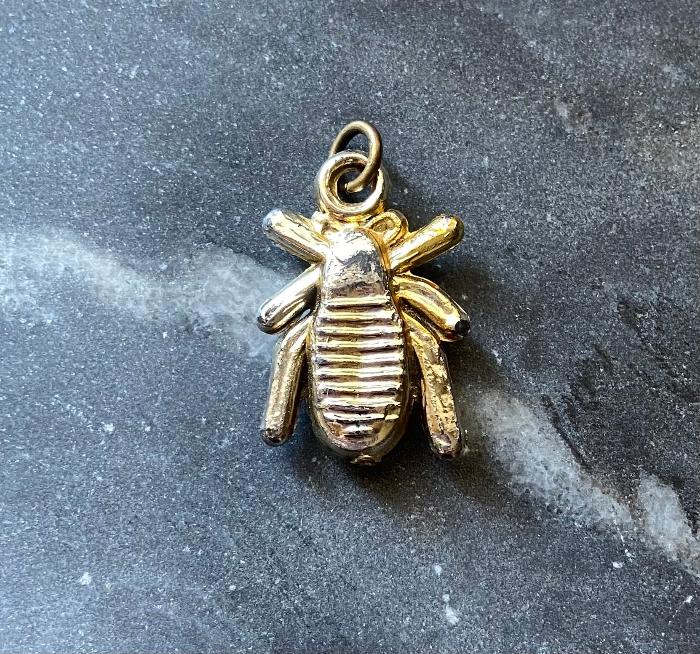 vintage cracker jack spider charm