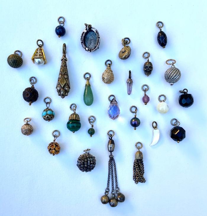 vintage bead charm jewelry