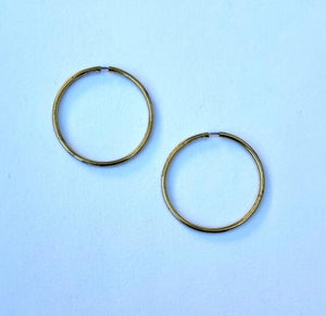 brass hoop earrings charm jewelry