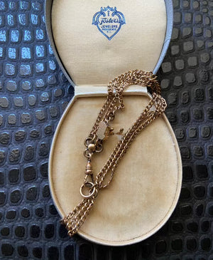 antique victorian slide chain bracelet