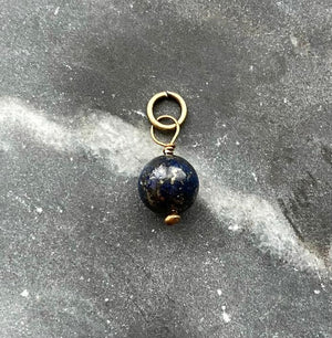 vintage lapis charm