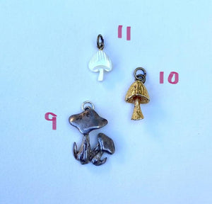 vintage mushroom charm jewelry