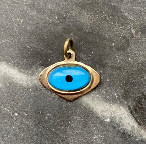 vintage evil eye charm