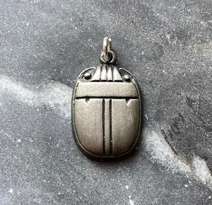 vintage scarab charm