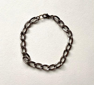 vintage chain bracelet charm jewelry