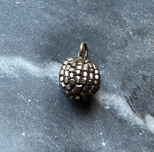 antique victorian beaded ball charm