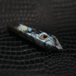 labradorite crystal pipe