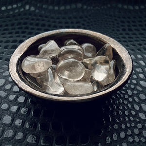 small tumbled smoky quartz crystal