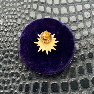 vintage celestial sun pin