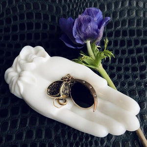 Vintage Milk Glass Hand Dish
