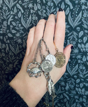 vintage zodiac charm necklace collection