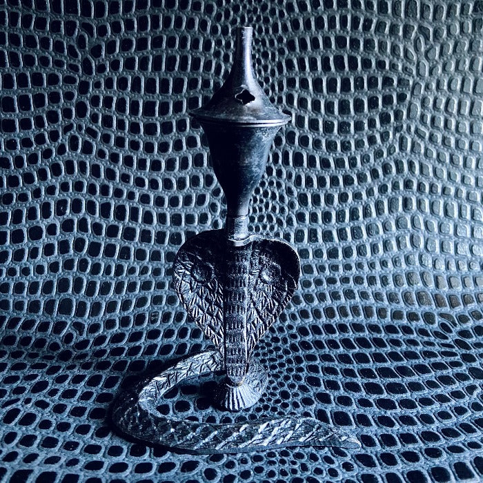 Cobra Snake Candle Holder Incense Burner