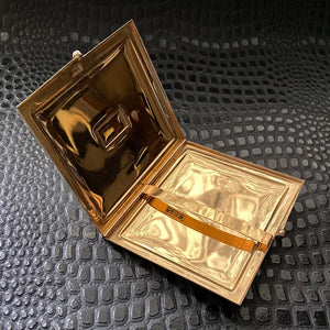 Vintage gold plated Napier cigarette case smoking accessory