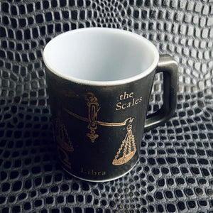 Vintage Zodiac Milkglass Mug