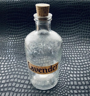 antique lavender apothecary bottle.