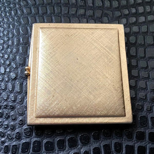 Vintage gold plated Napier cigarette case smoking accessory