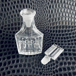 Antique Art Deco Glass Bottle w/ Stopper