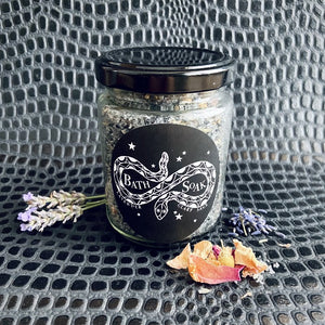 Lavender and Clary Sage Bath Soak 8oz Jar